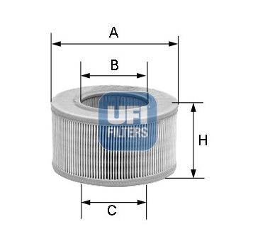 Vzduchový filtr UFI 27.752.00