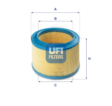 Vzduchový filtr UFI 27.239.00