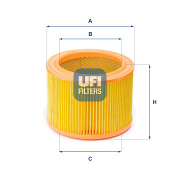 Vzduchový filtr UFI 27.271.00