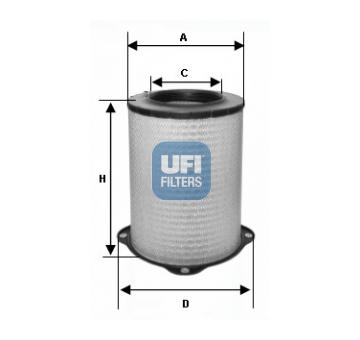 Vzduchový filtr UFI 27.278.00