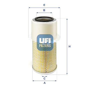 Vzduchový filtr UFI 27.878.00