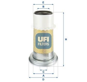Vzduchový filtr UFI 27.531.00