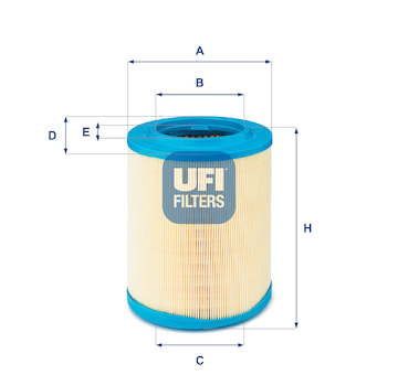 Vzduchový filtr UFI 27.606.00