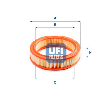 Vzduchový filtr UFI 27.785.00