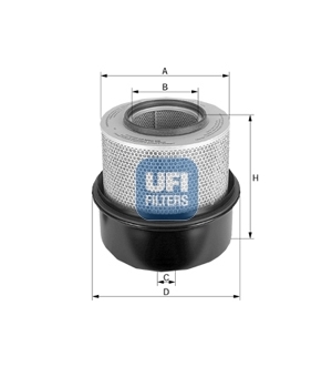 Vzduchový filtr UFI 27.990.00