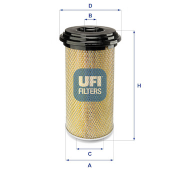Vzduchový filtr UFI 27.889.00
