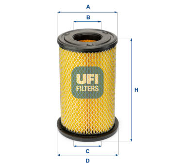 Vzduchový filter UFI 27.D79.00