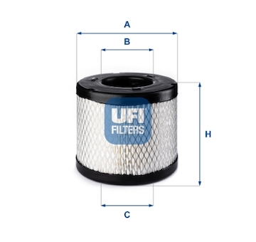 Vzduchový filtr UFI 27.E50.00