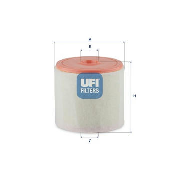 Vzduchový filtr UFI 27.J38.00