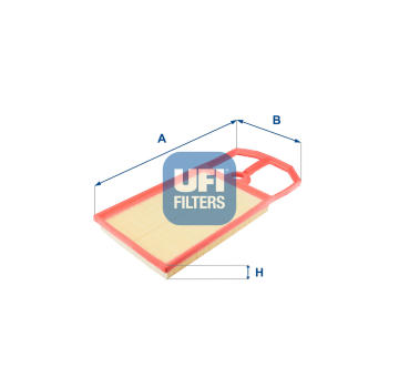 Vzduchový filtr UFI 30.124.00