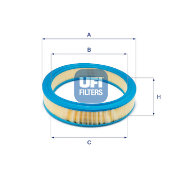 Vzduchový filtr UFI 30.145.01
