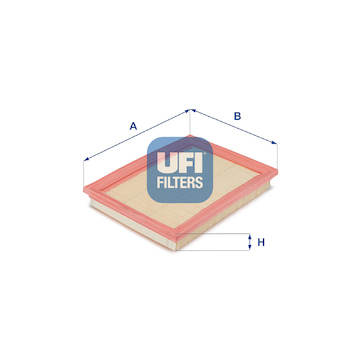 Vzduchový filtr UFI 30.168.00
