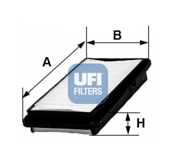 Vzduchový filtr UFI 30.380.00