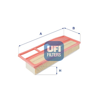 Vzduchový filtr UFI 30.265.00