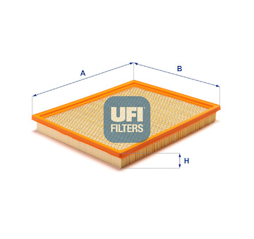 Vzduchový filtr UFI 30.284.00