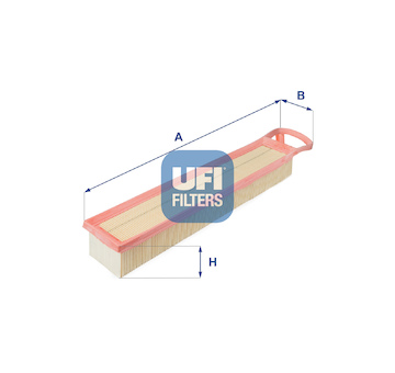 Vzduchový filtr UFI 30.345.00