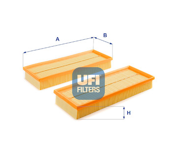 Vzduchový filtr UFI 30.531.00