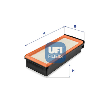 Vzduchový filtr UFI 30.655.00