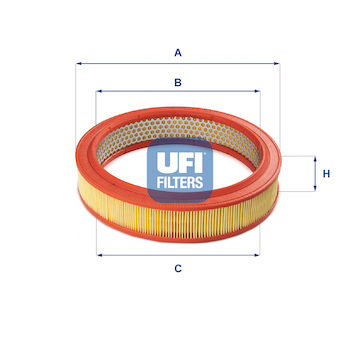 Vzduchový filtr UFI 30.802.01