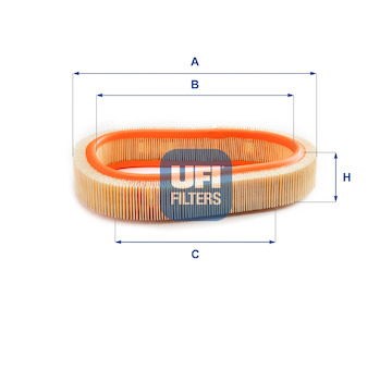 Vzduchový filtr UFI 30.806.00