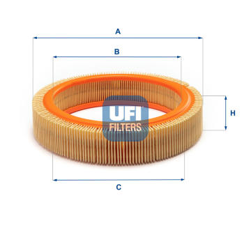 Vzduchový filtr UFI 30.807.00
