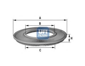 Vzduchový filtr UFI 30.847.00