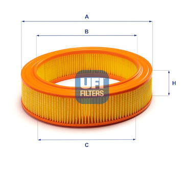 Vzduchový filtr UFI 30.871.00