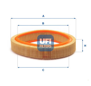 Vzduchový filtr UFI 30.922.01