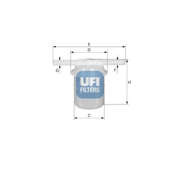 Palivový filtr UFI 31.005.00