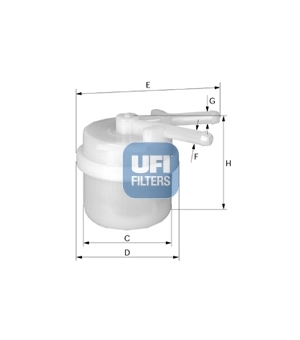 Palivový filtr UFI 31.026.00