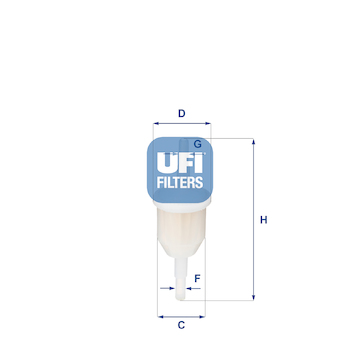 Palivový filtr UFI 31.009.00