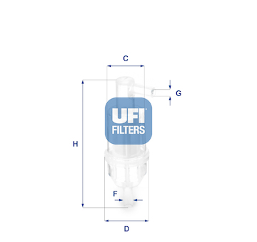 Palivový filtr UFI 31.013.00