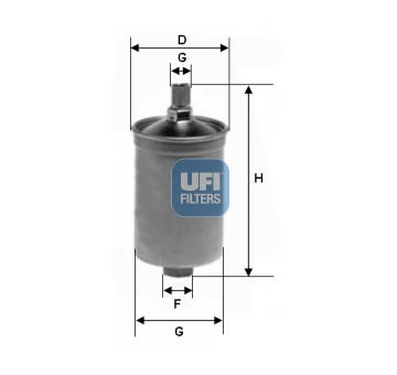 palivovy filtr UFI 31.503.00