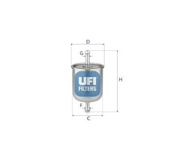 Palivový filter UFI 31.529.00