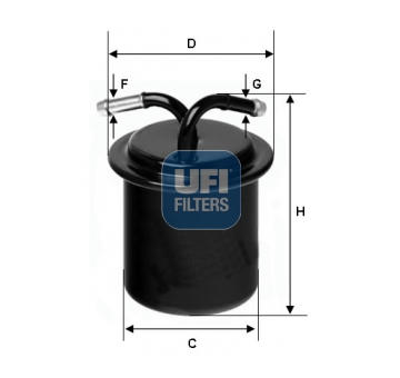 Palivový filtr UFI 31.541.00