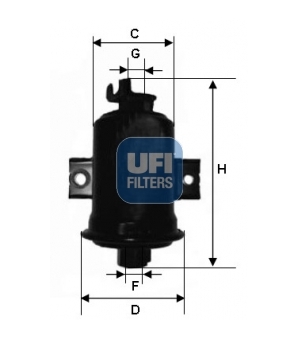 Palivový filtr UFI 31.560.00