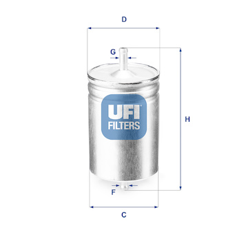 palivovy filtr UFI 31.583.00