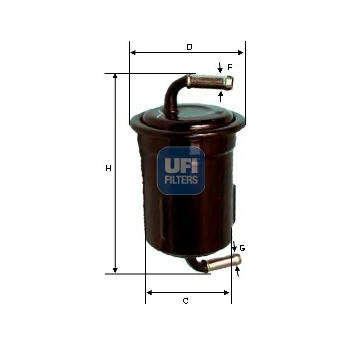 Palivový filtr UFI 31.649.00