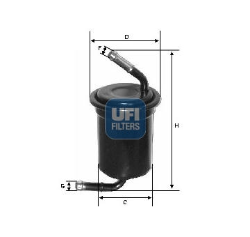 Palivový filtr UFI 31.664.00