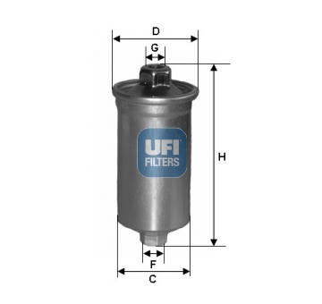 palivovy filtr UFI 31.699.00