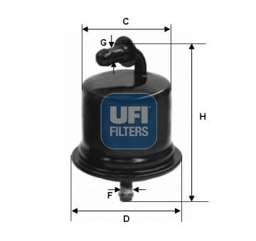 Palivový filter UFI 31.724.00