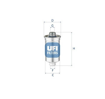 Palivový filtr UFI 31.770.00
