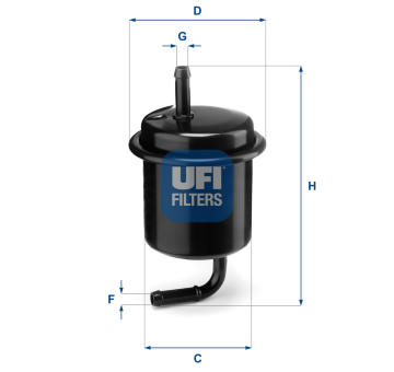 Palivový filtr UFI 31.801.00