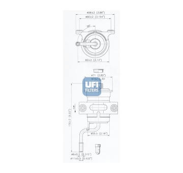 Palivový filtr UFI 31.802.00