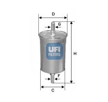 Palivový filtr UFI 31.848.00