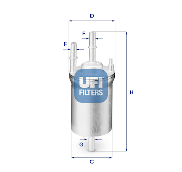 palivovy filtr UFI 31.833.00