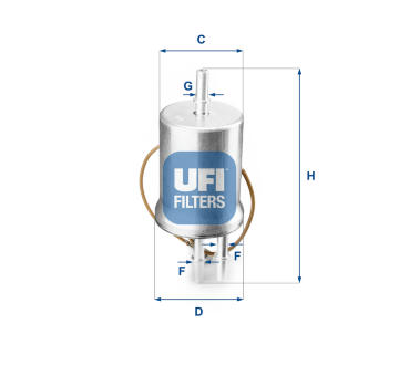 palivovy filtr UFI 31.853.00