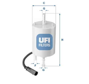 palivovy filtr UFI 31.861.00