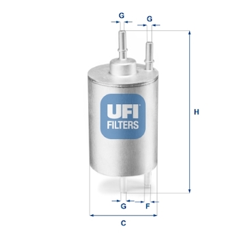palivovy filtr UFI 31.958.00