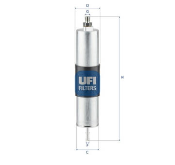 Palivový filtr UFI 31.A46.00